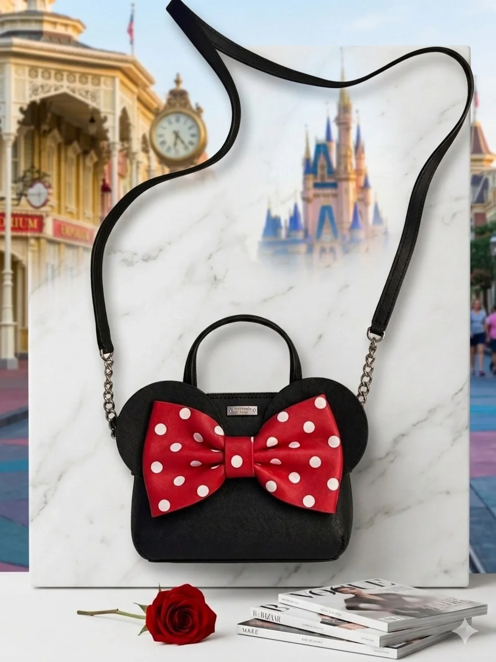 Disney x Kate Spade New York Minnie Mouse Mini Maise Crossbody Bag